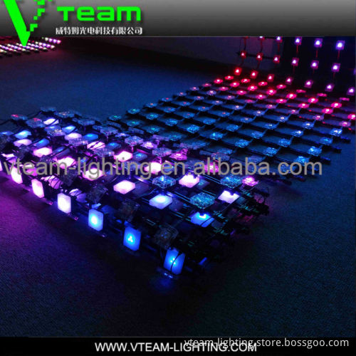 Full color p40 led stage curtain display for backgound
